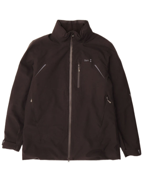 Slam Mens Rain Jacket UK 40 Large Black Polyester