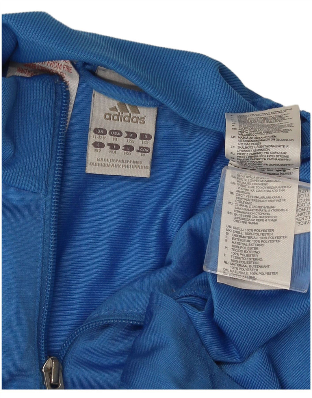 Adidas Træningsdragt Topjakke til drenge 11-12 år Blå Colourblock Polyester