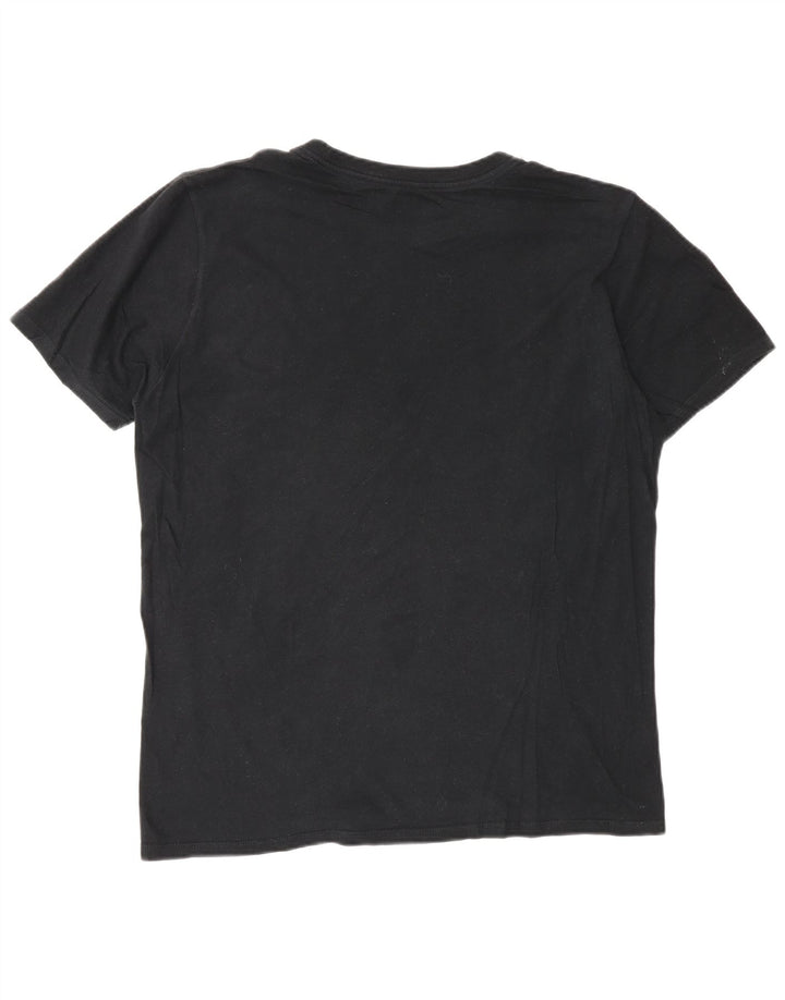 Nike Herre Athletic Cut Grafisk T-shirt Top Medium Sort Bomuld