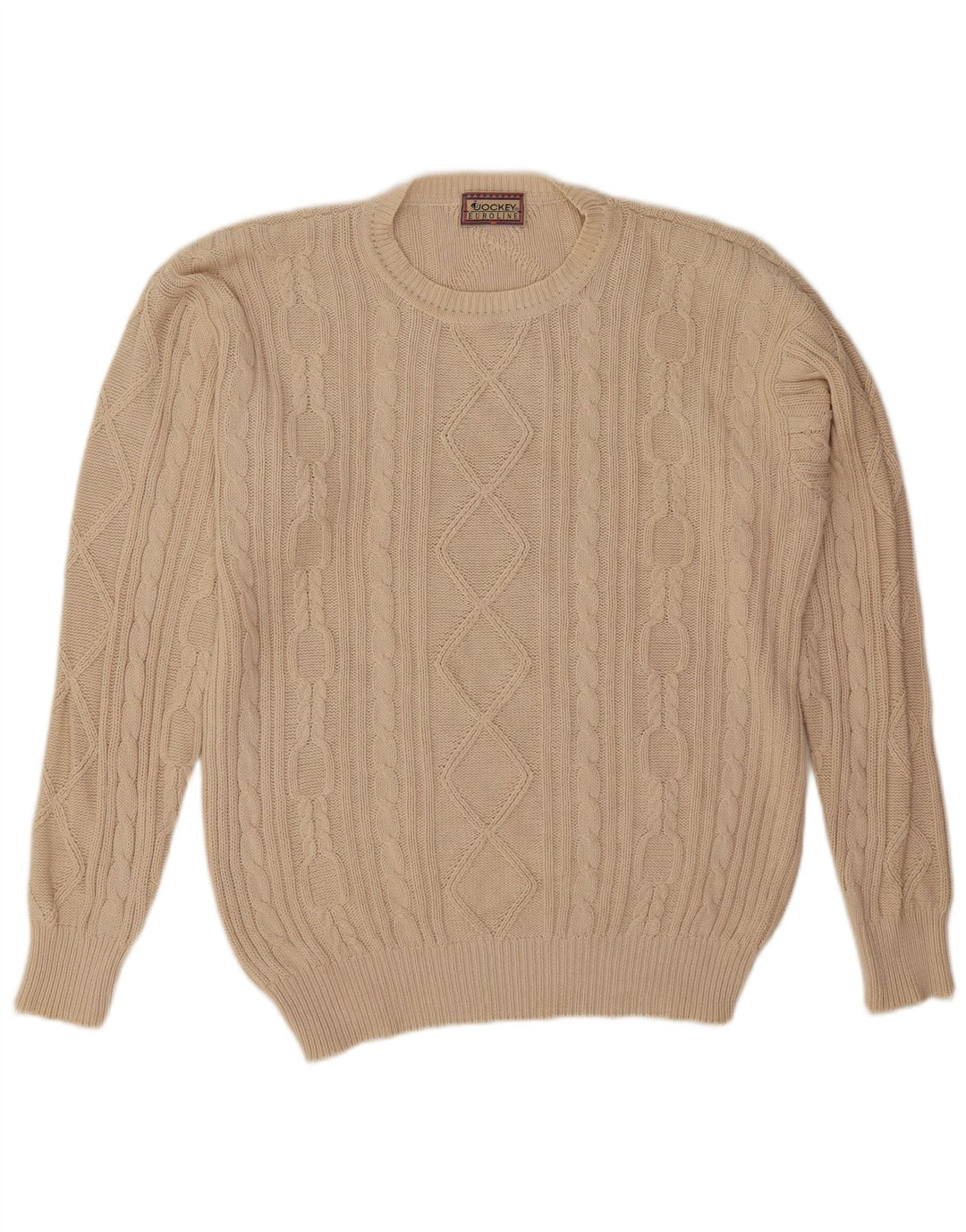 Jockey Herre Crew Neck Jumper Sweater Stor Beige