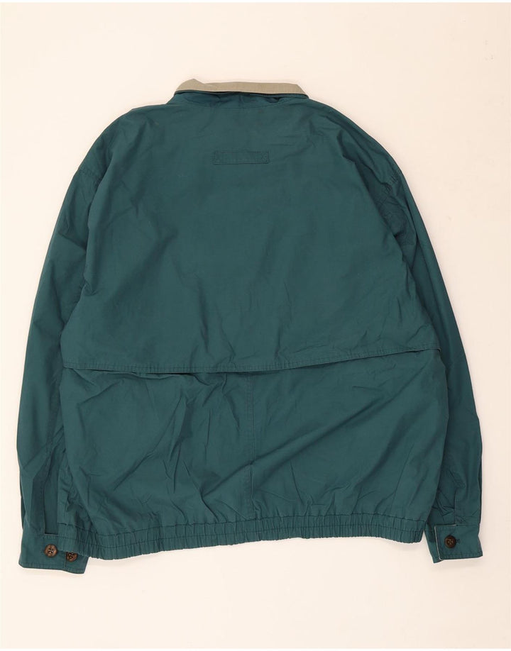 LONDON FOG Herre Loose Fit Bomber Jacket UK 40 Large Green