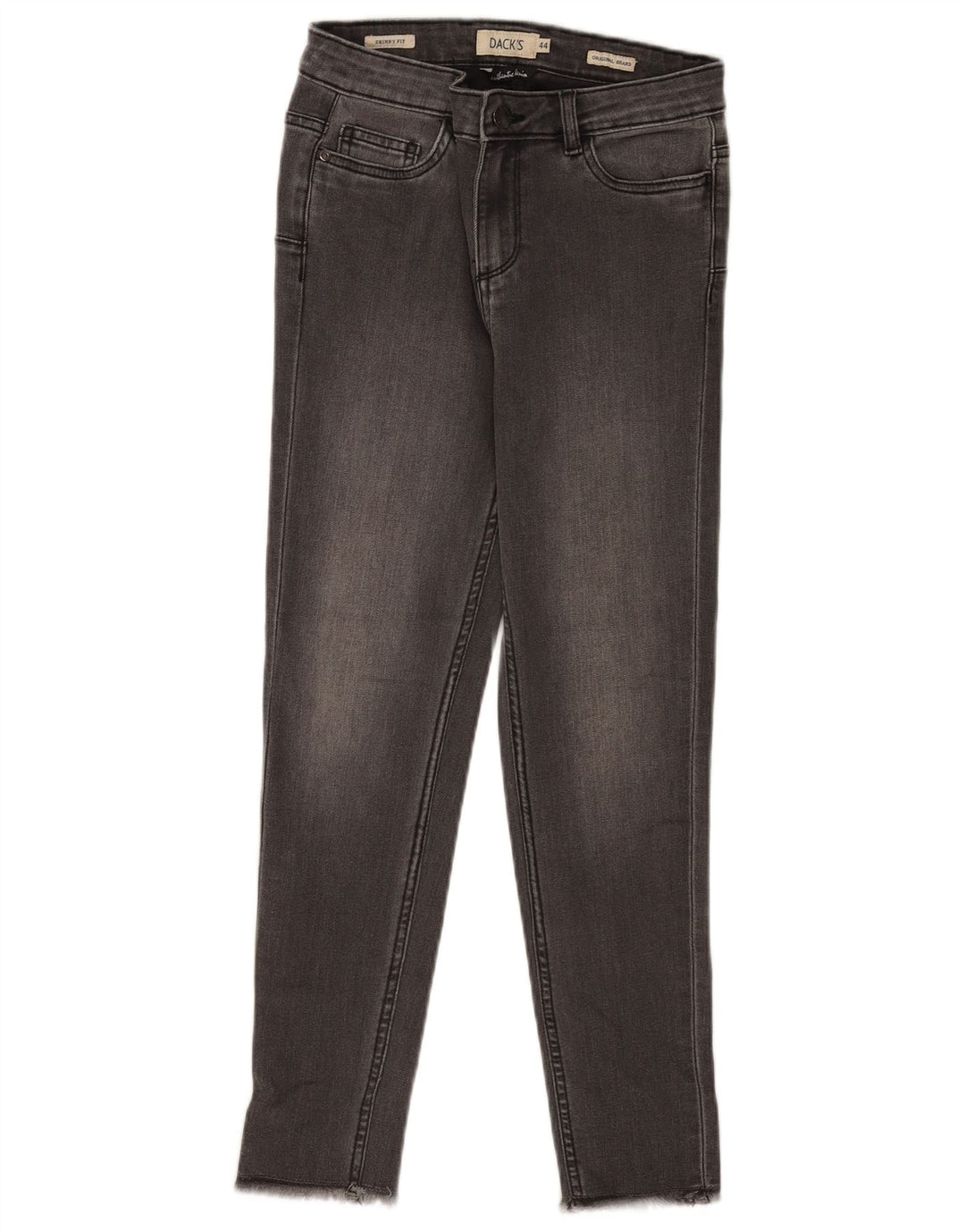 Dacks Dame Crop Skinny Jeans IT 44 Medium W28 L25 Grå