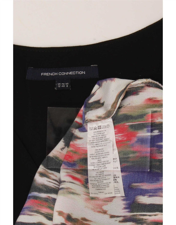 French Connection Dame Tunika Top UK 12 Medium Flerfarvet Tie Dye