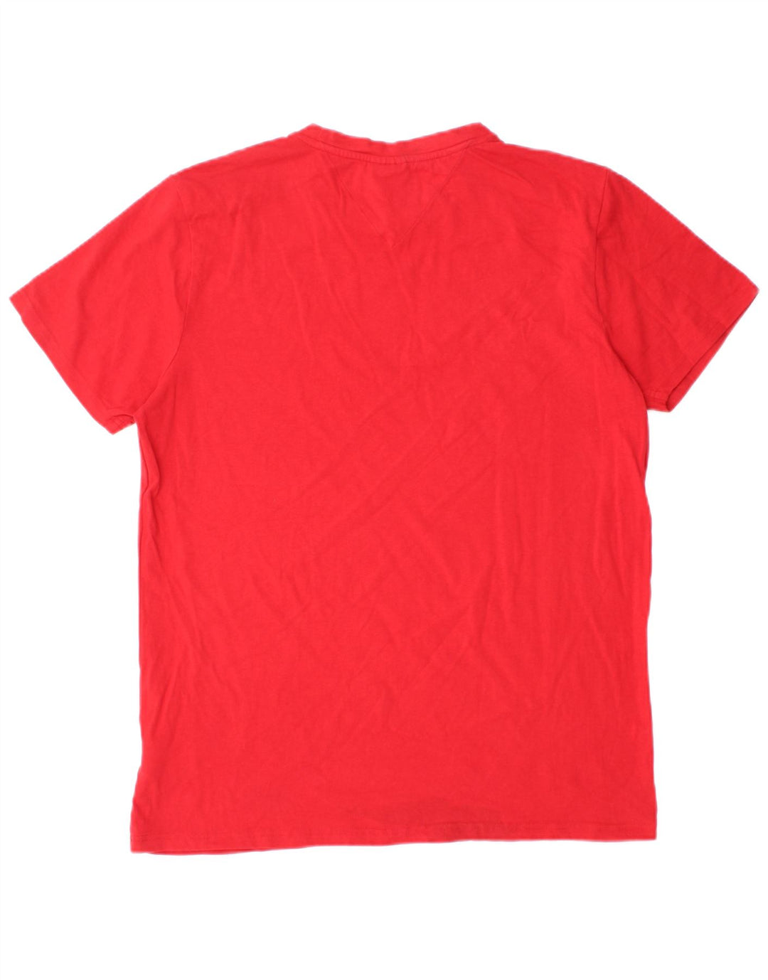 Tommy Hilfiger Herre Grafisk T-Shirt Top Stor Rød Bomuld