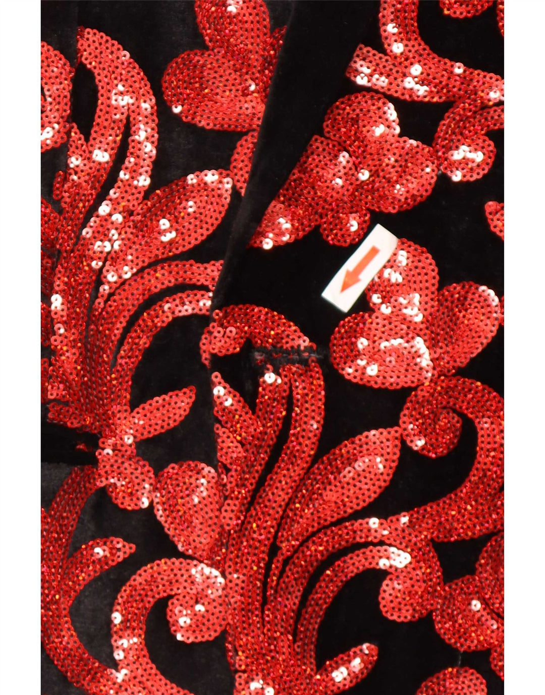 Vintage Herre Blazer Jacket UK 40 Large Red Paisley