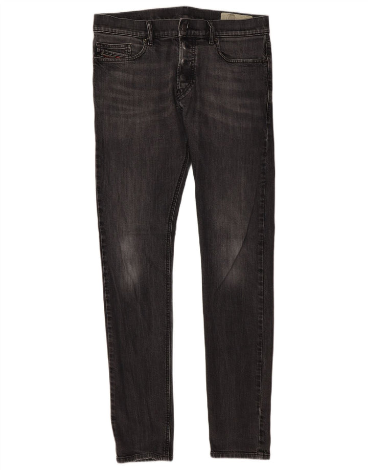 DIESEL Herre D-Luster Slim Jeans W32 L32 Grå Bomuld