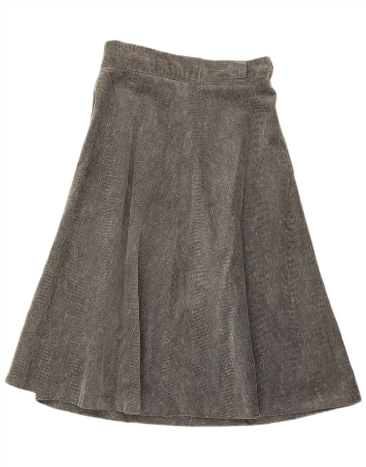 BRUGI A-line nederdel til kvinder W28 Medium Grey Flecked Bomuld