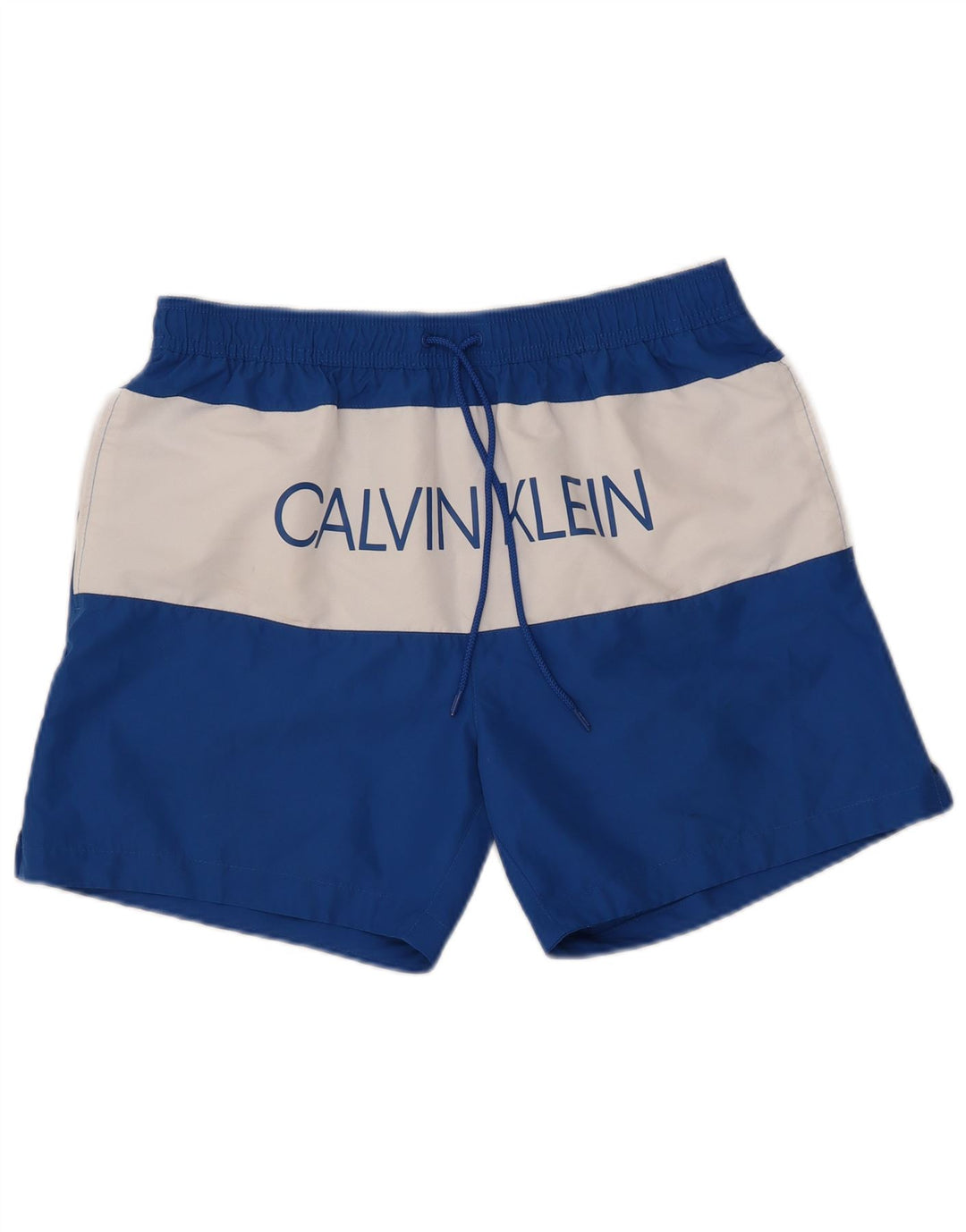 Calvin Klein Herre grafiske badeshorts Store blå Colourblock Polyester