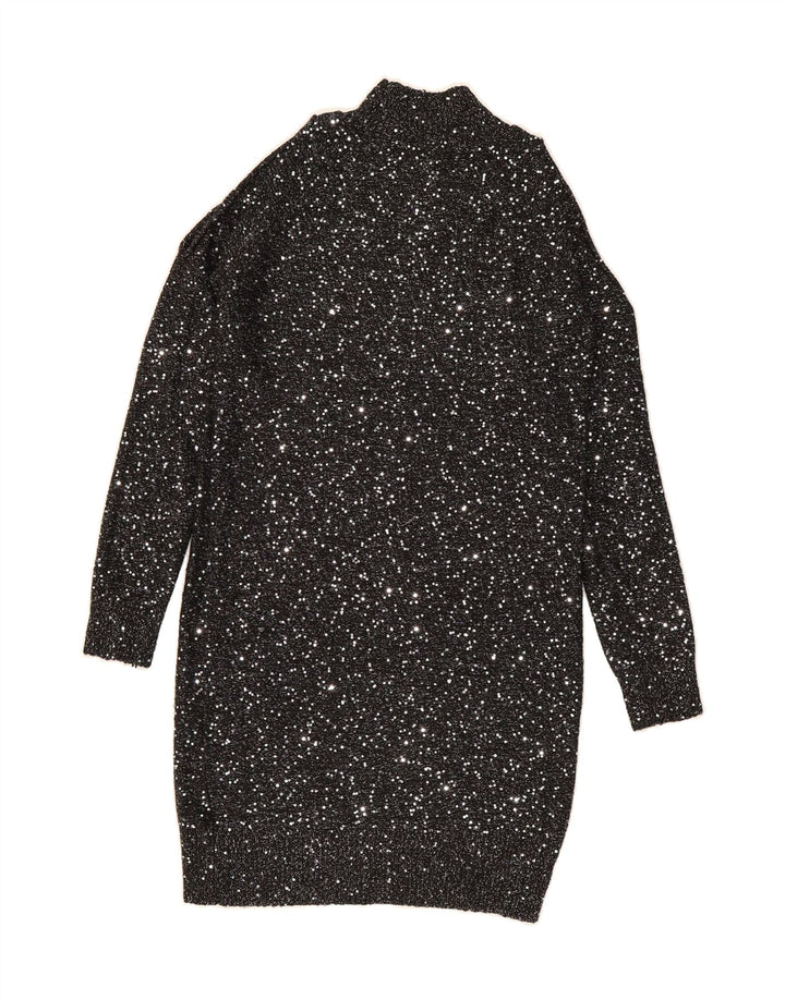 OASIS Womens Long Sleeve Jumper Dress UK 10 Small Black Vintage Oasis and Second-Hand Oasis from Messina Hembry 