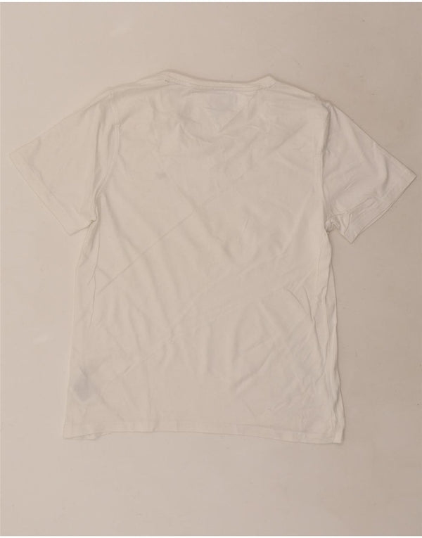 Tommy Hilfiger Herre T-Shirt Top Medium Hvid Bomuld