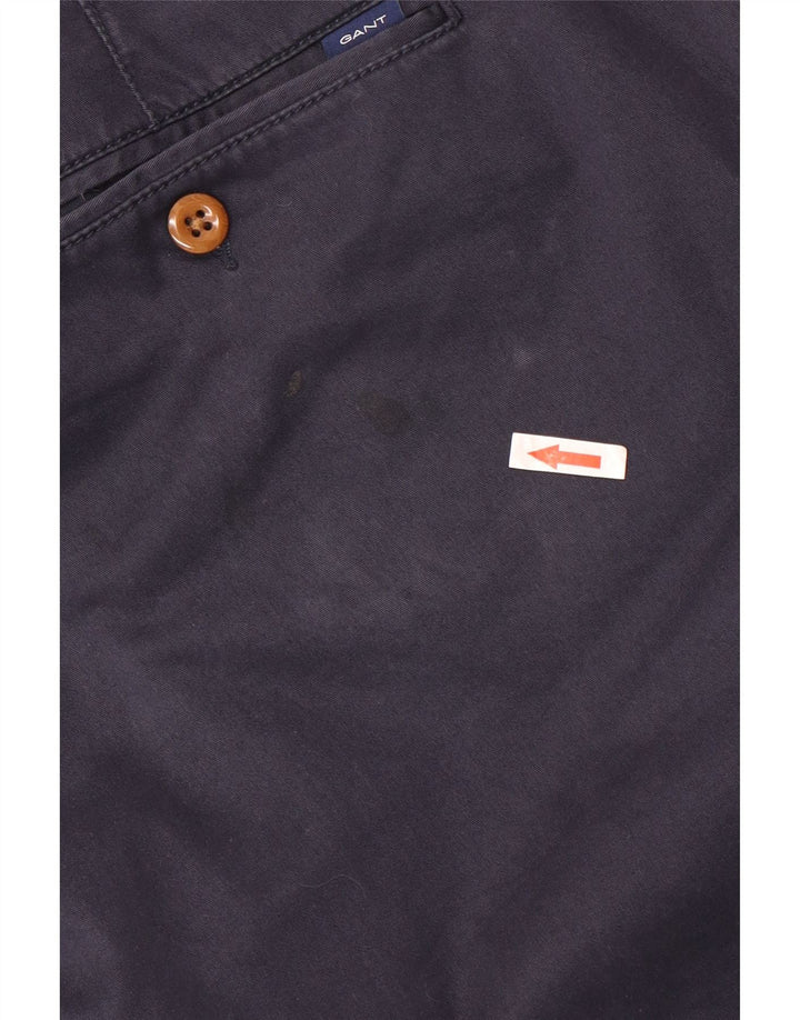 Gant Herre Regular Chino Bukser W38 L30 Marineblå Bomuld