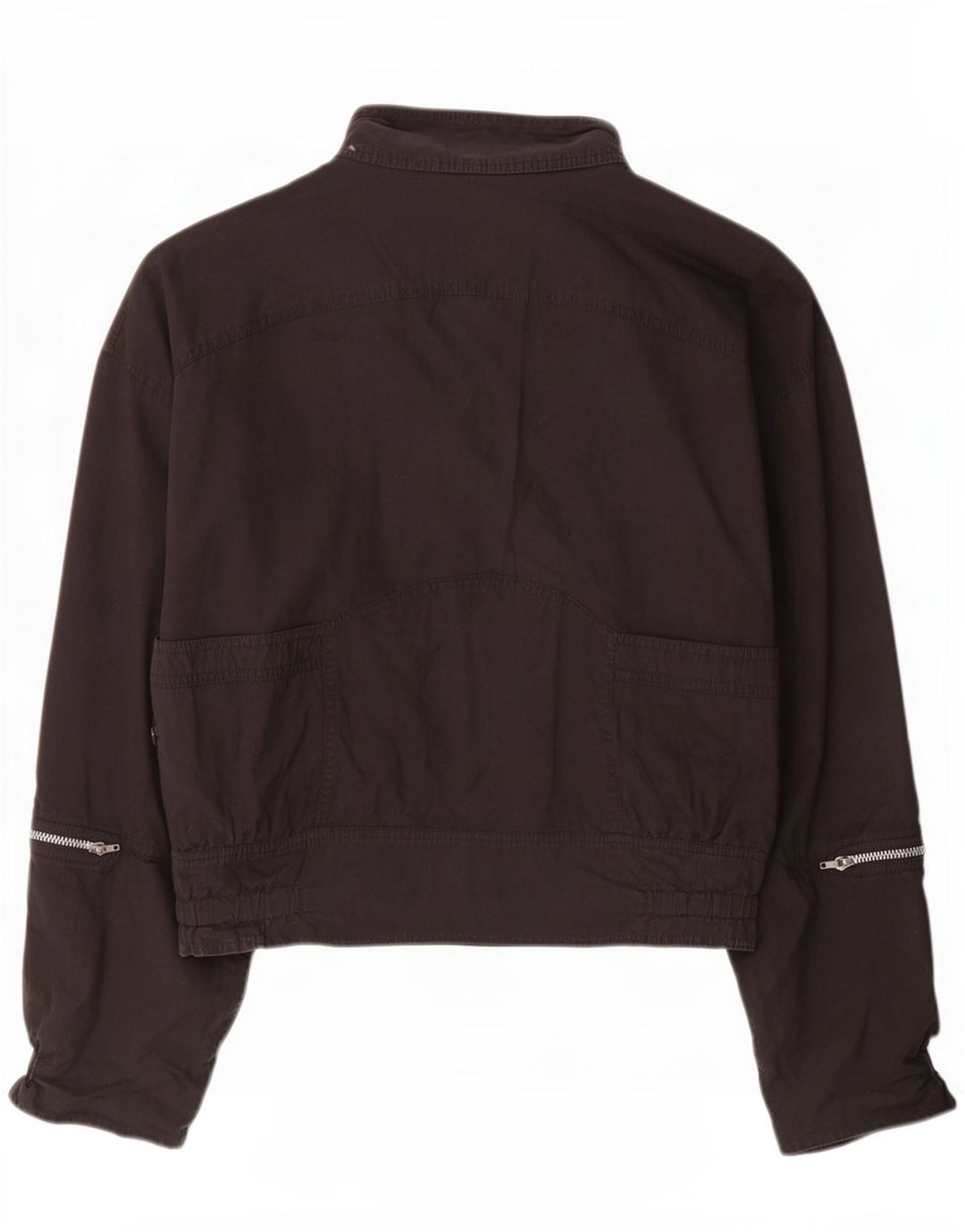 Vintage Kvinder Utility Jacket UK 12 Medium Black