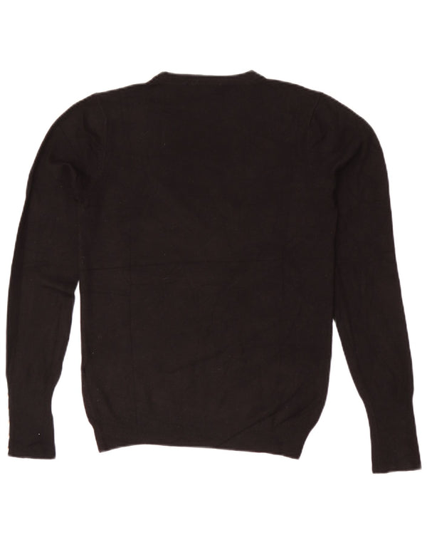 Zara Dame sweater med rund hals DK 12 Medium Sort Viscose