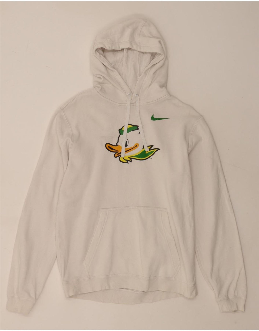 Nike grafisk hættetrøje til mænd mellem hvid bomuld