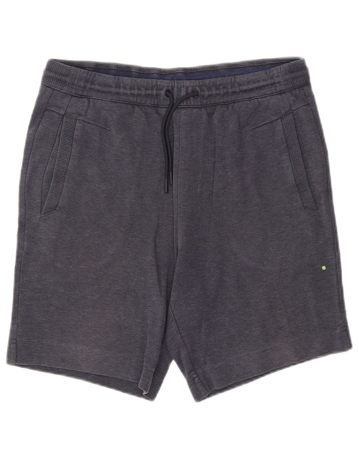 Hugo Boss Herre grafiske sportsshorts Små marineblå