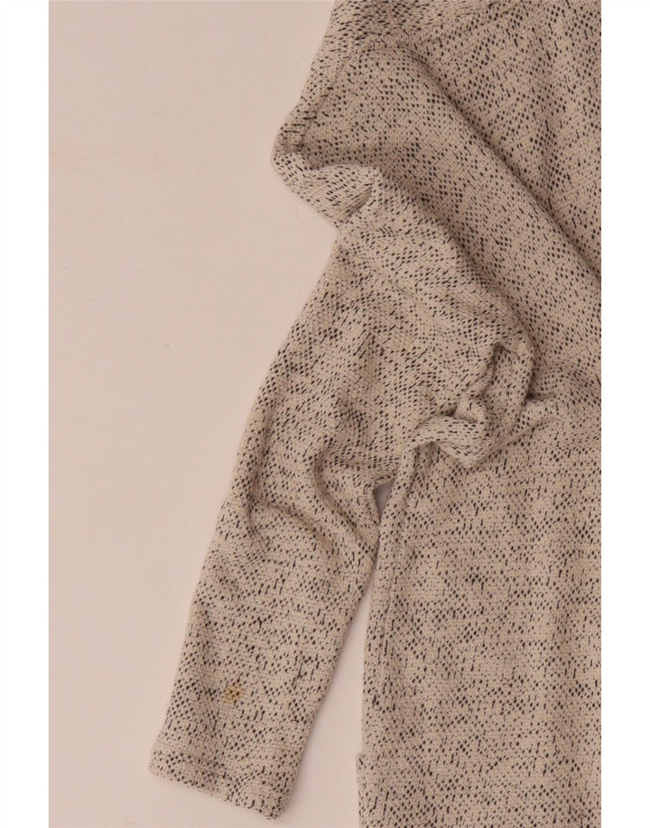 ZARA Mens Cardigan Sweater Small Off White Flecked