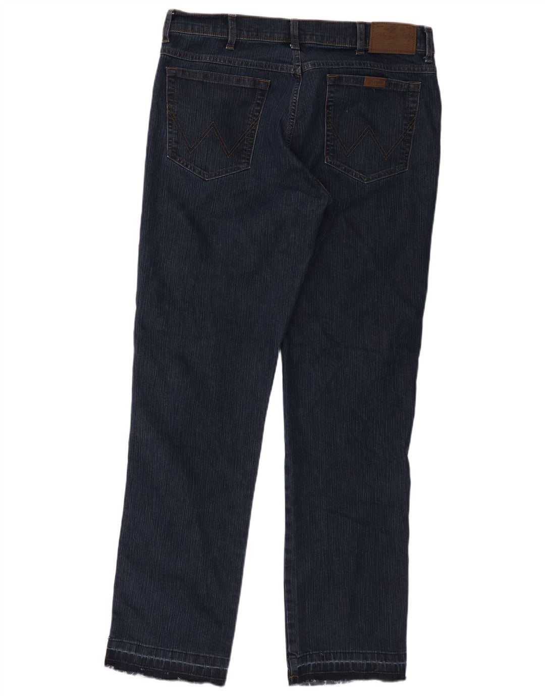 Wrangler Herre Regular Fit Straight Jeans W36 L32 Blå Bomuld