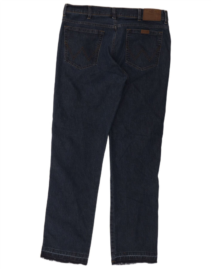 Wrangler Herre Regular Fit Straight Jeans W36 L32 Blå Bomuld