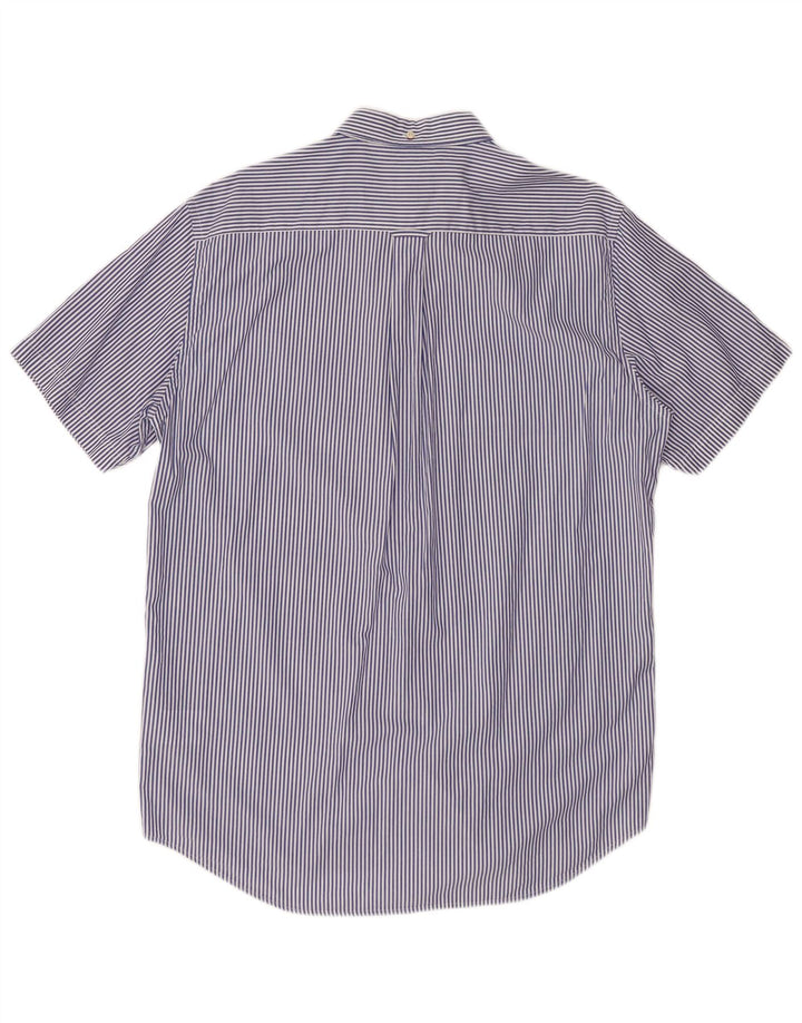 GANT Herre Regular Fit skjorte Størrelse 41/42 16 1/2 Large Navy Blue Nålestribe