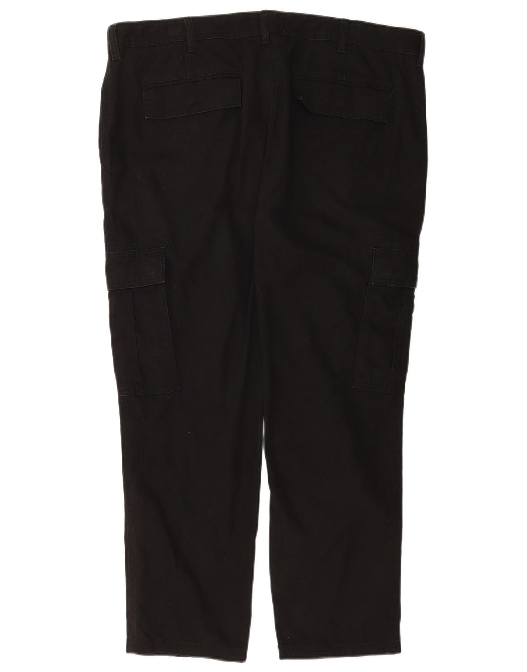 Marks & Spencer Herre Slim Cargo Bukser W40 L29 Sort Bomuld