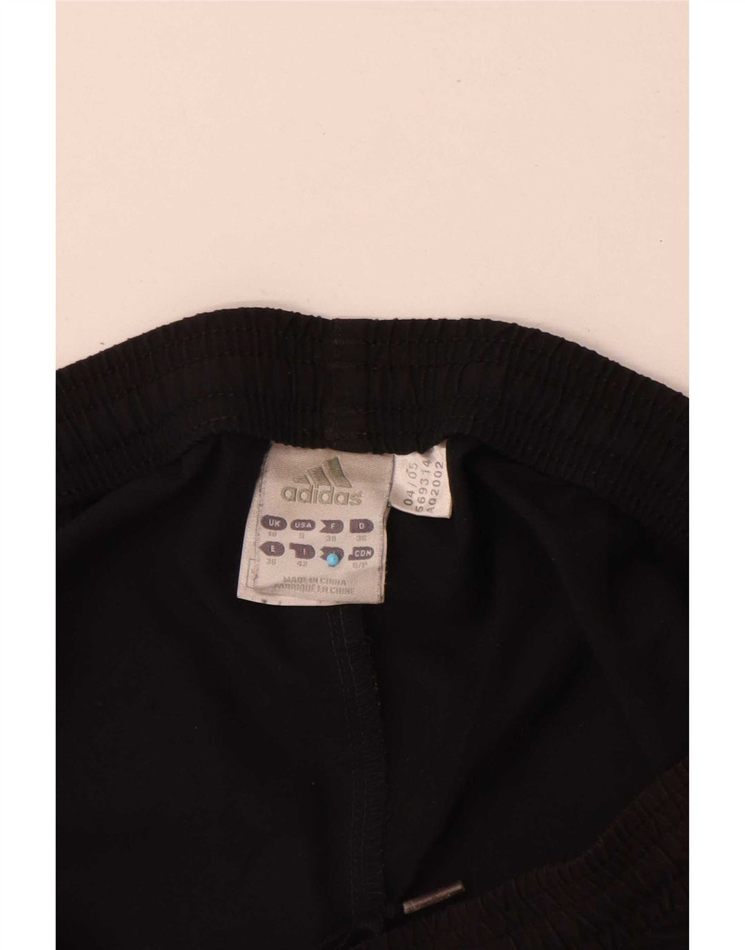 Adidas sportsshorts til kvinder UK 10 Small Black Polyester