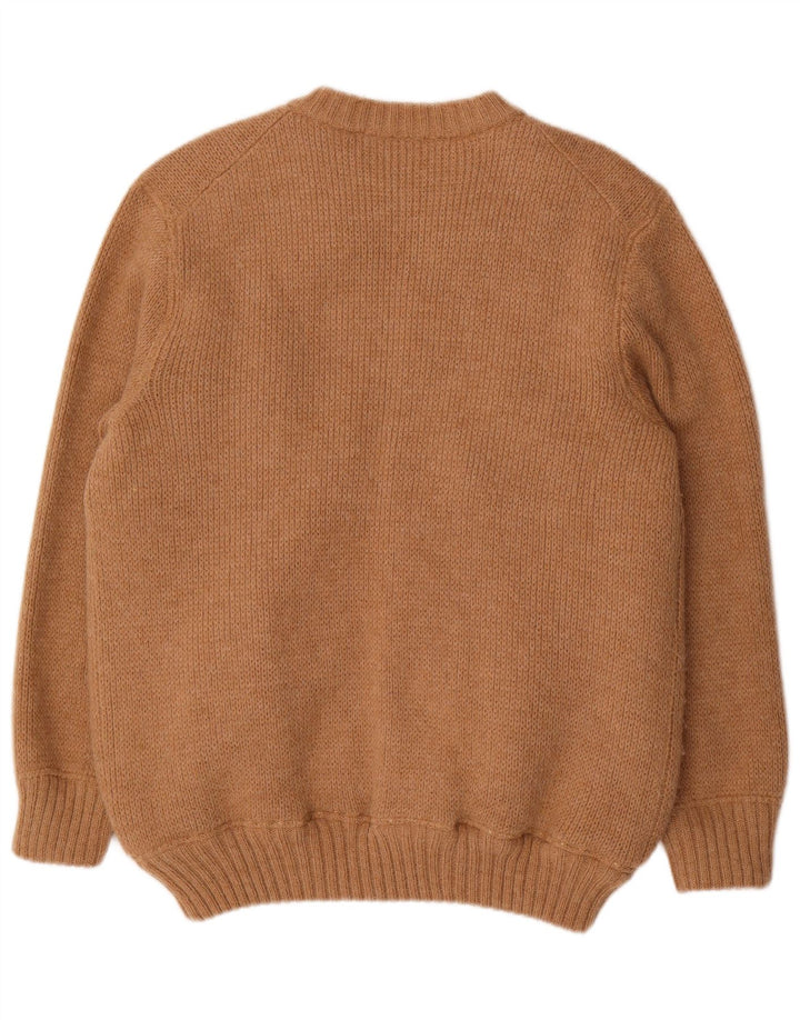 Vintage Herre Sherpa Cardigan Sweater IT 52 Large Beige