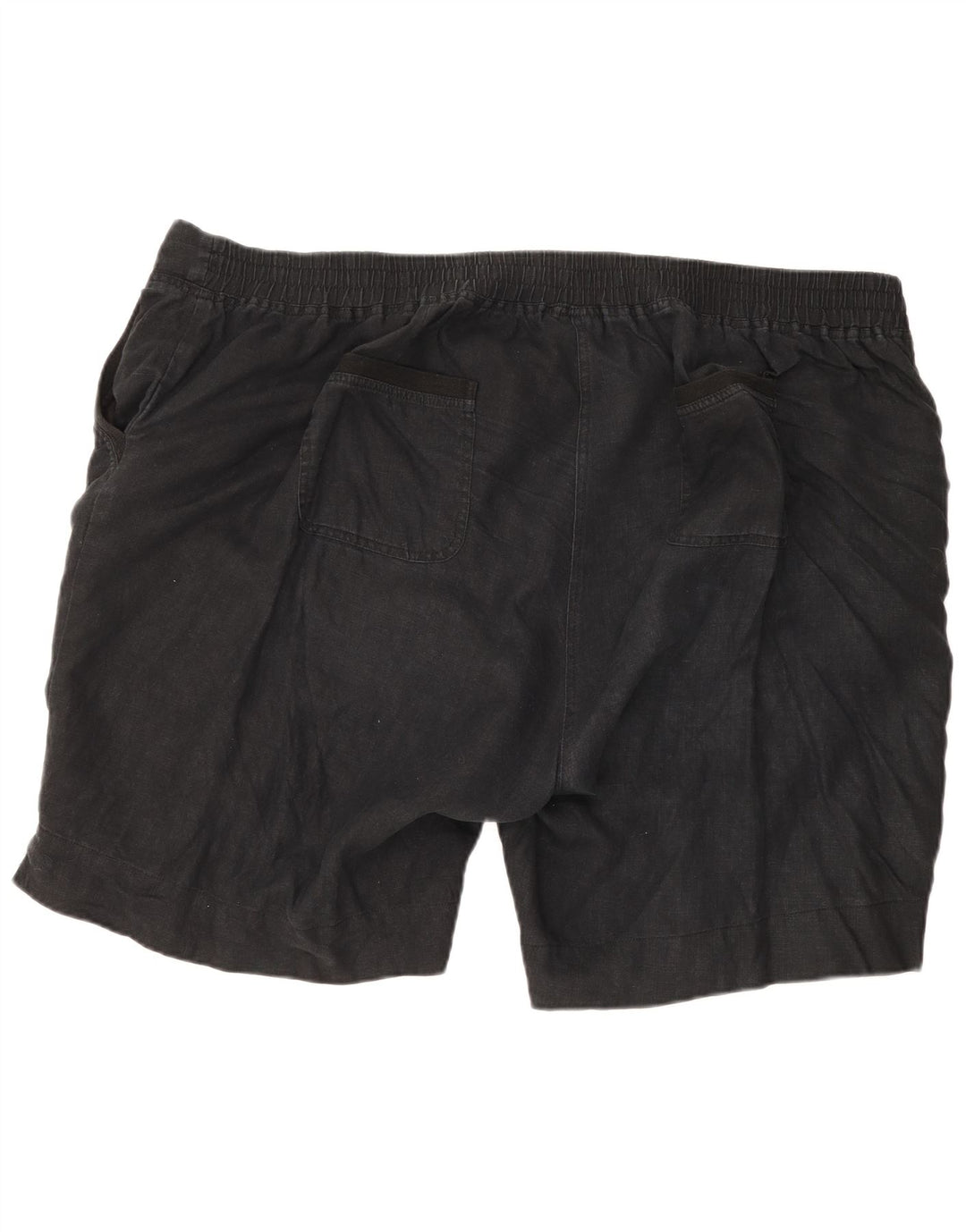 Marks & Spencer Herre Chino Shorts W52 5XL Sort hør