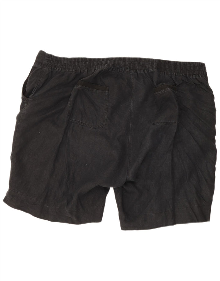 Marks & Spencer Herre Chino Shorts W52 5XL Sort hør