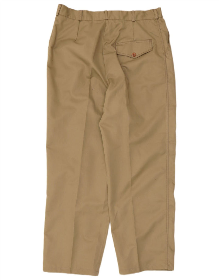 Vintage Herre Pegged Chino Bukser W32 L28 Beige