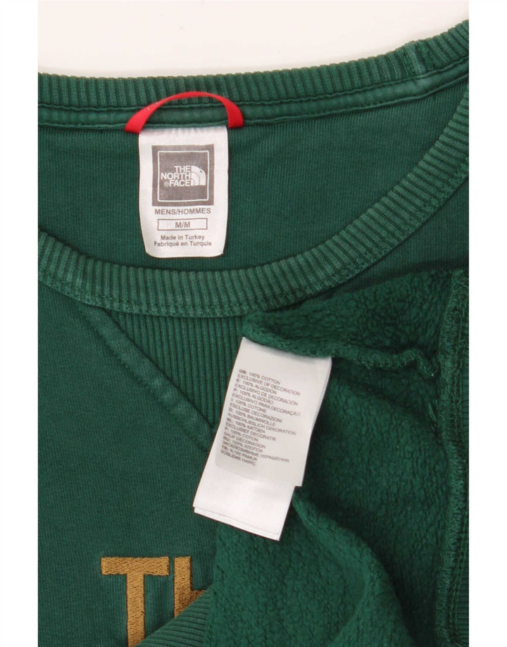 The North Face Herre Grafisk Sweatshirt Jumper Medium Grøn Bomuld