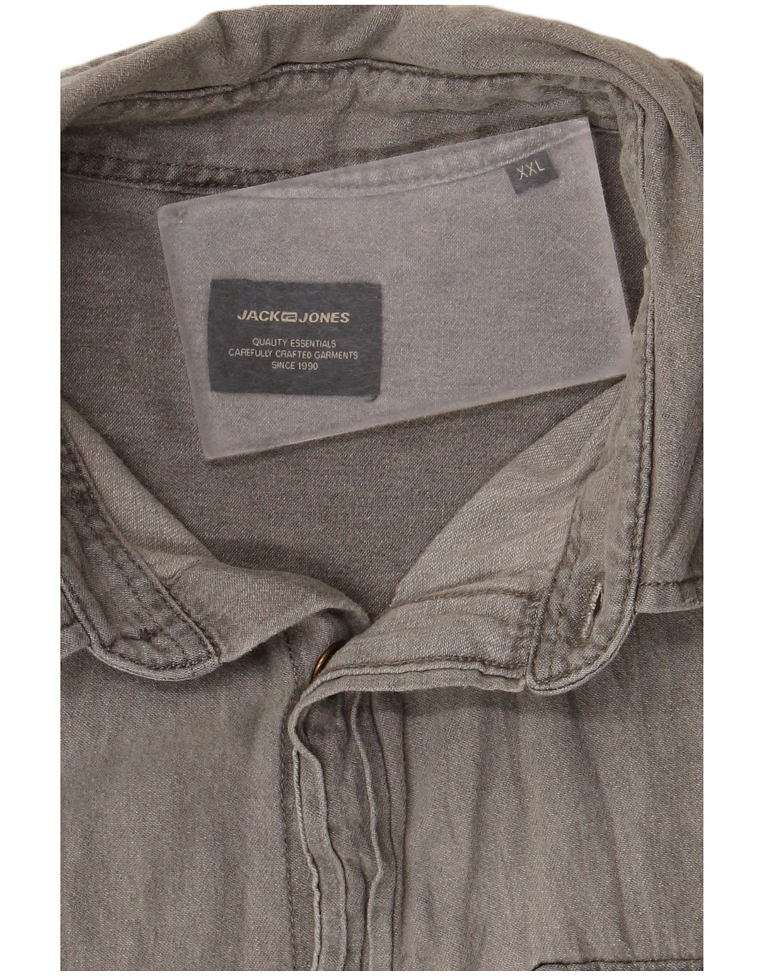 Jack & Jones herreskjorte 2XL grå bomuld