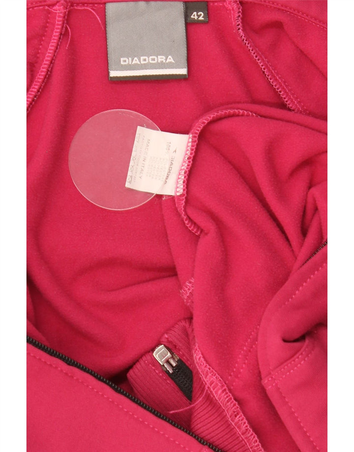Diadora hættetrøje til kvinder IT 42 Medium Pink Polyester