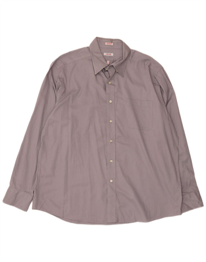 Izod Herreskjorte str. 17 1/2 XL Grå Bomuld