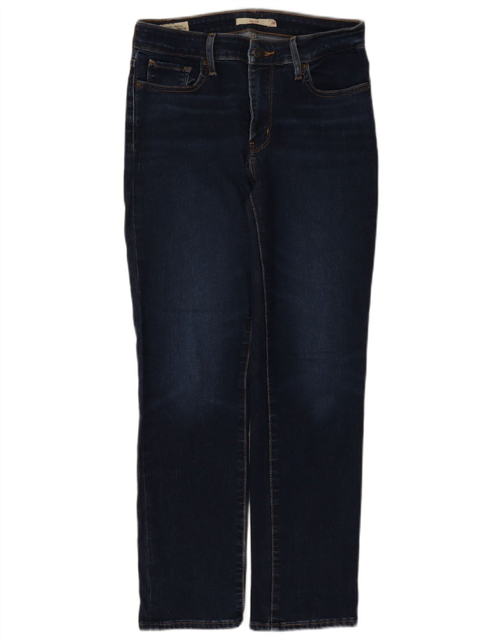 Levi's Dame 712 Slim Jeans W28 L28 Marineblå