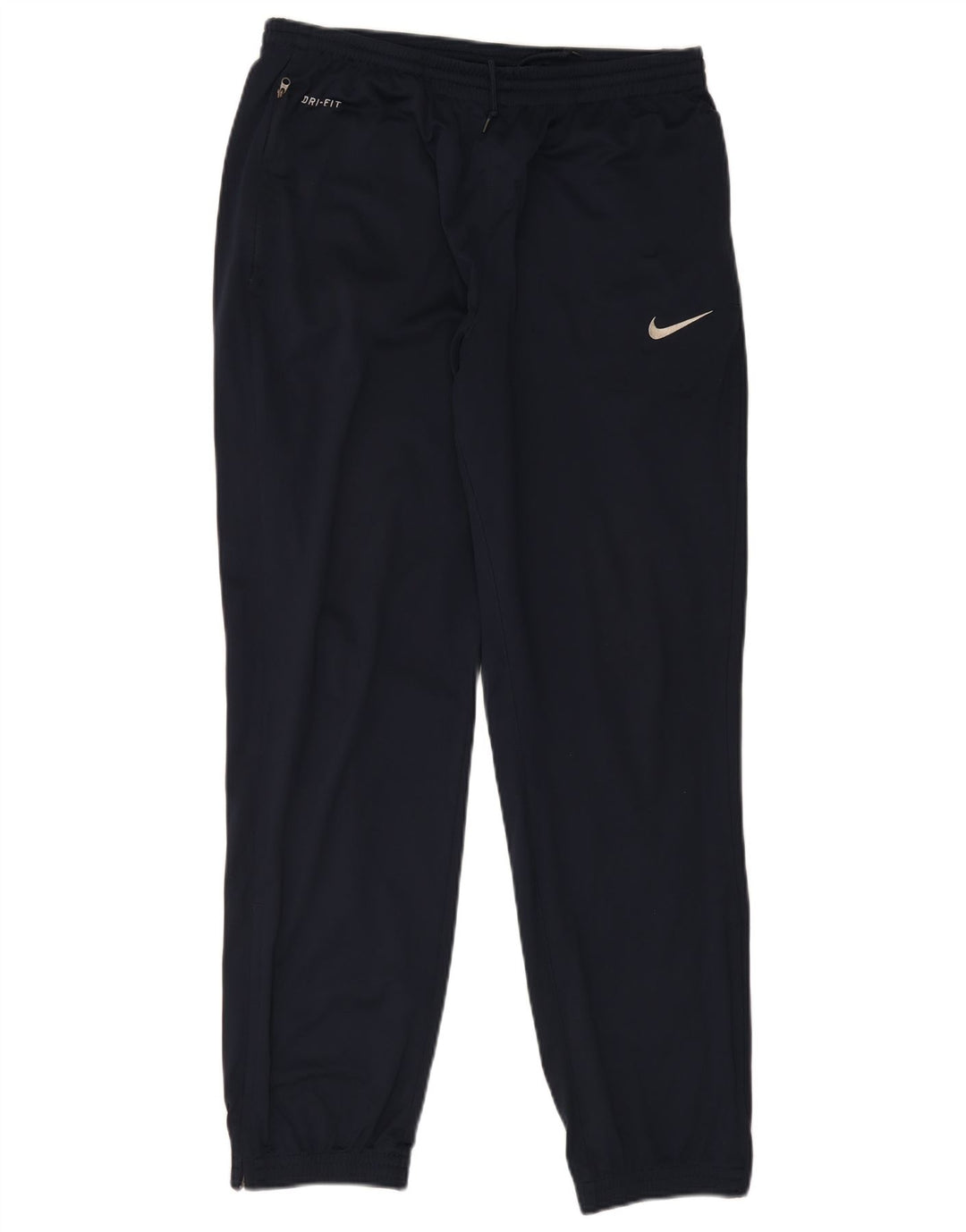 Nike Herre Dri Fit træningsdragt Bukser Joggers Large Navy Blue Polyester