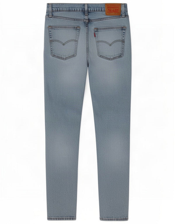 Levi's Womens 512 Slim Tapered Jeans W30 L32 Blue Cotton