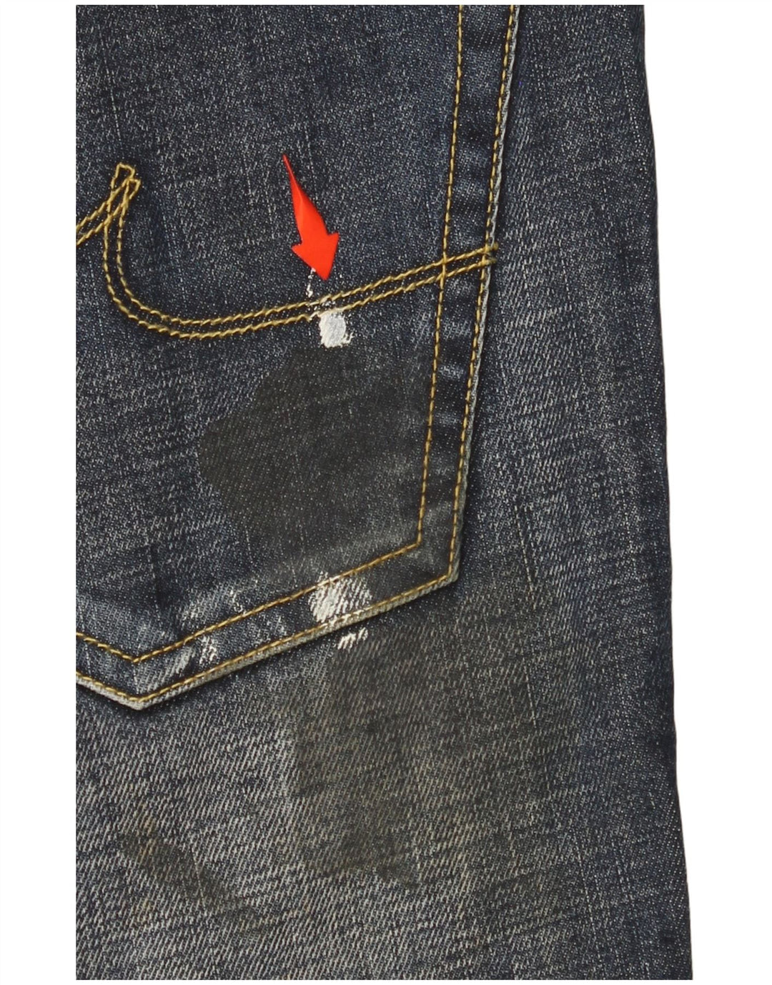 Iceberg Dame Slim Jeans W31 L34 Marineblå Bomuld