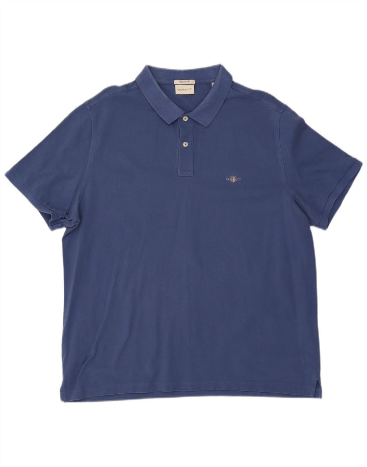 Gant Herre Regular Fit Polo Shirt 2XL Blå