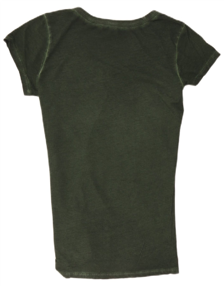 G-Star Herre grafisk T-shirt Top mellemgrøn bomuld