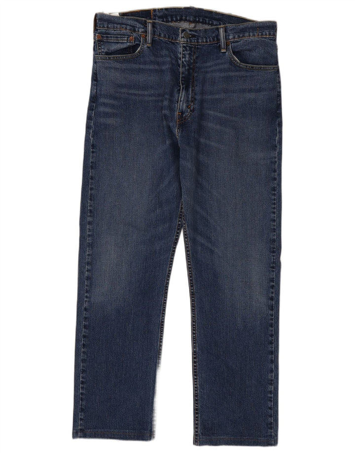Levi's Herre 518 Straight Jeans W38 L29 Blå Bomuld