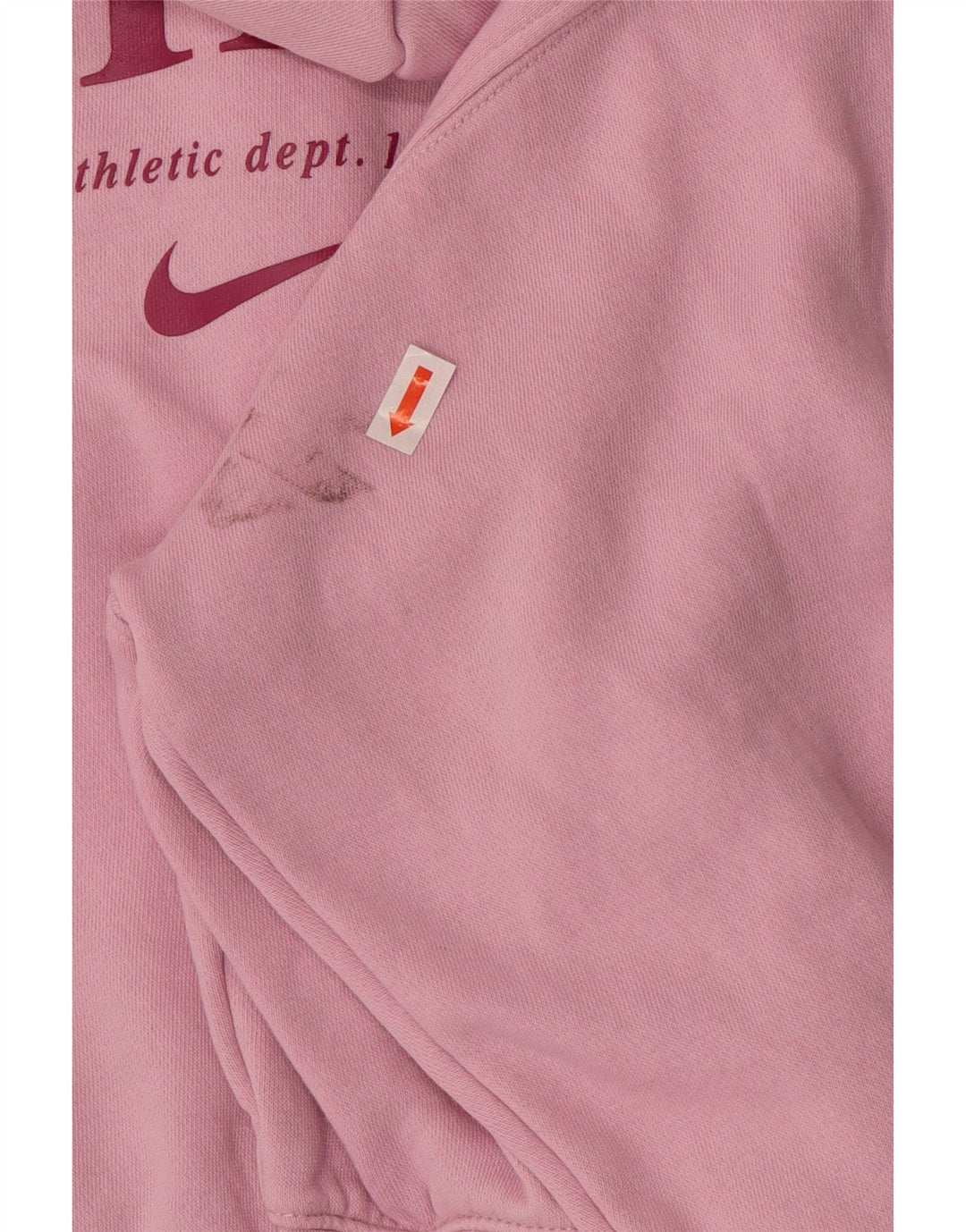 NIKE Piger Oversized Crop Grafisk hættetrøje med lynlås 13-14 år XL Pink
