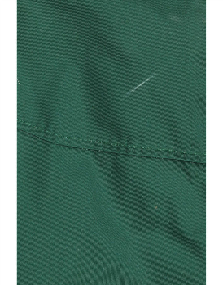 Vintage Bomberjakke til mænd UK 40 Stor grøn polyester