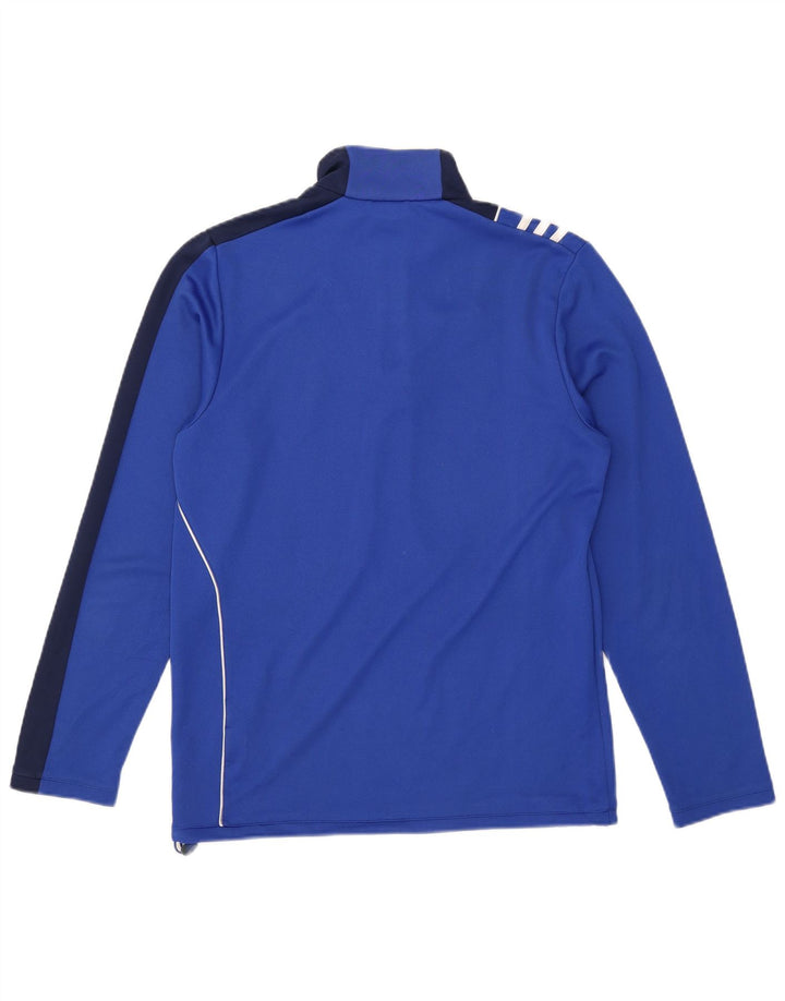 Adidas Herre Climalite Pullover Træningstrøje UK 38/40 Mellemblå