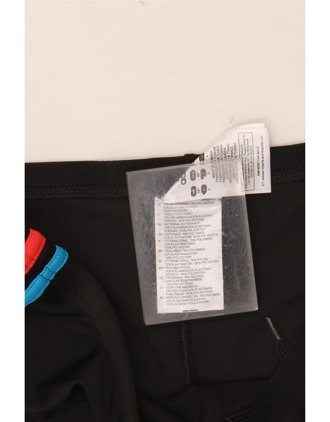 ADIDAS Badeshorts til mænd Medium Sort Nylon