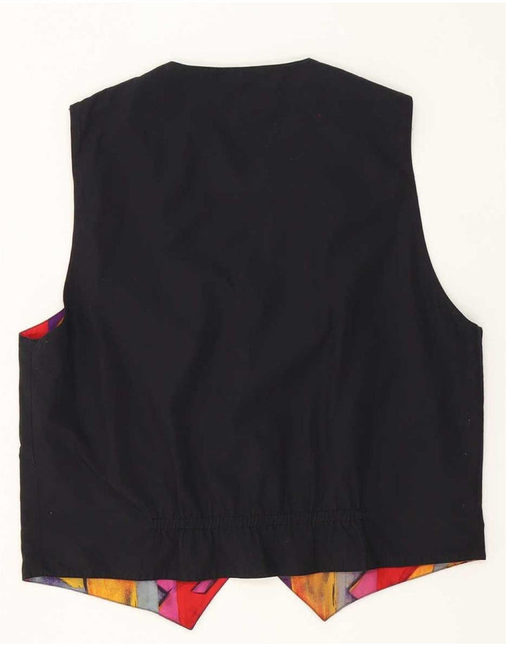 Vintage Vendbar vest til mænd Medium Flerfarvet Geometrisk