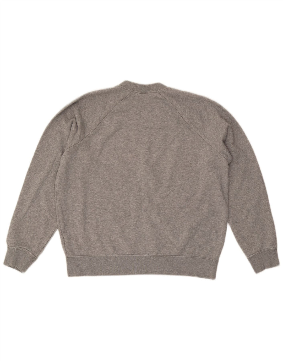 Nike Dame Grafisk Sweatshirt Jumper UK 14 Medium Grey Bomuld