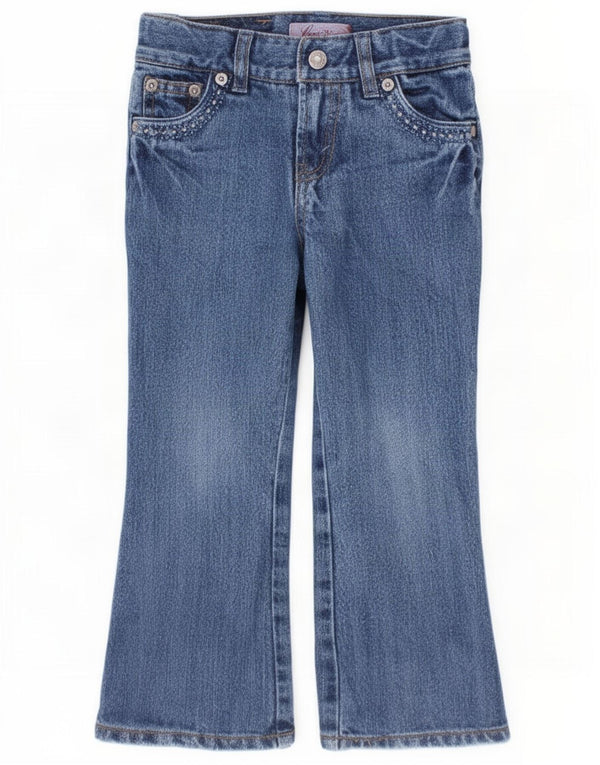 Levi's Girls Bootcut Jeans 3-4 år W20 L15 Blå Bomuld