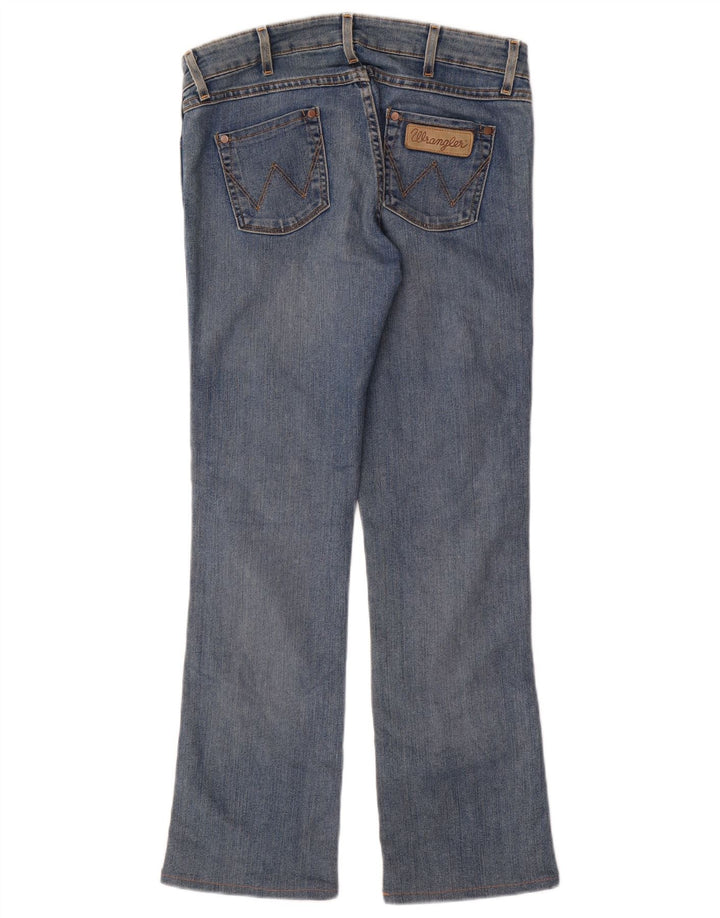 WRANGLER Womens Iris Bootcut Jeans W29 L29 Blue Cotton