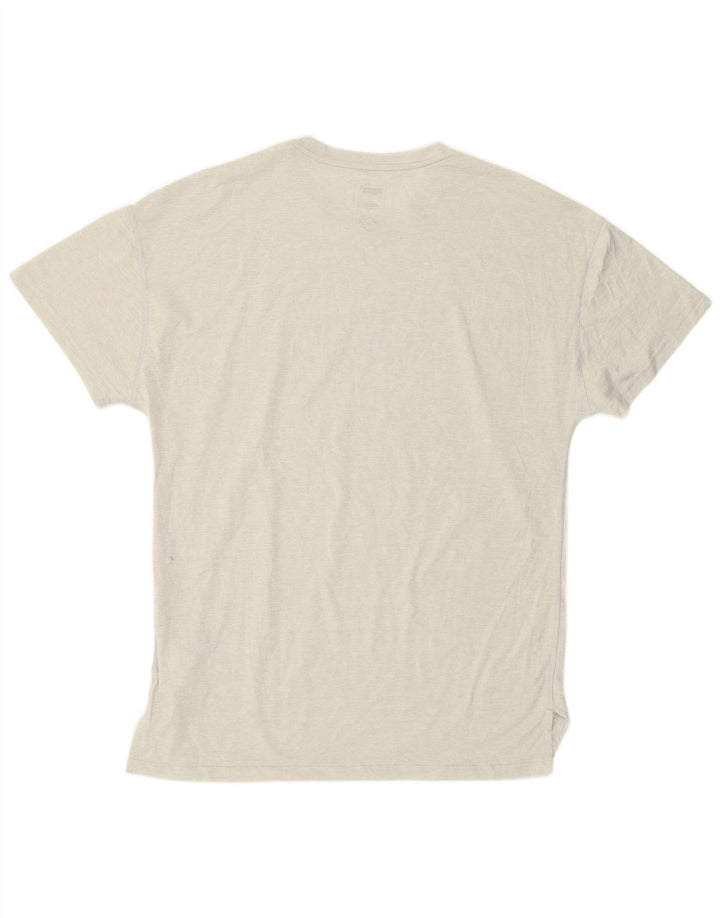 Puma Herre T-Shirt Top Medium Grey Flecked Polyester