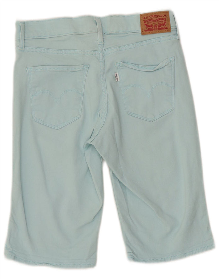 LEVI'S denimshorts til kvinder W27 Små turkis bomuld